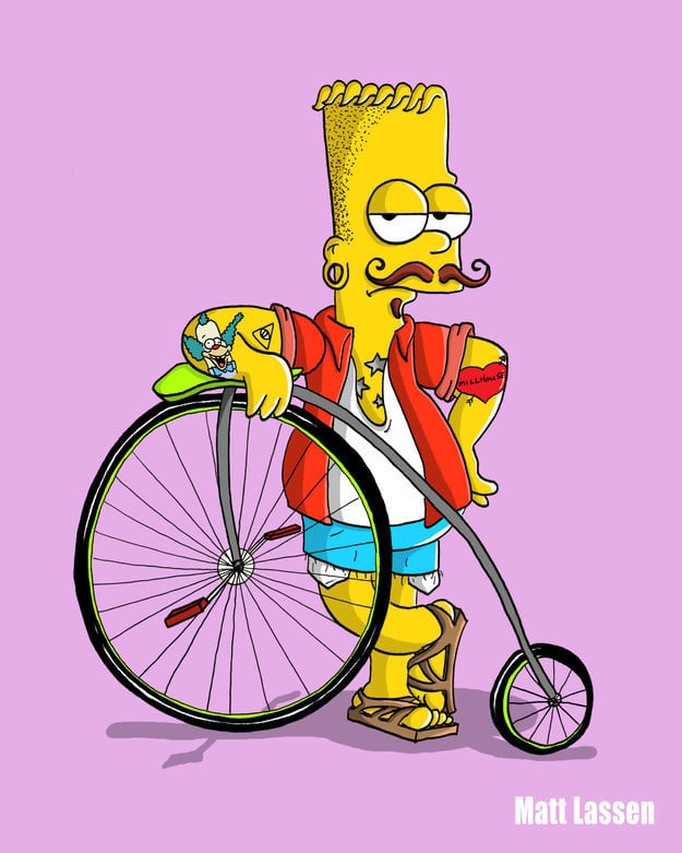 Bart, ktorý vymenil skateboard
