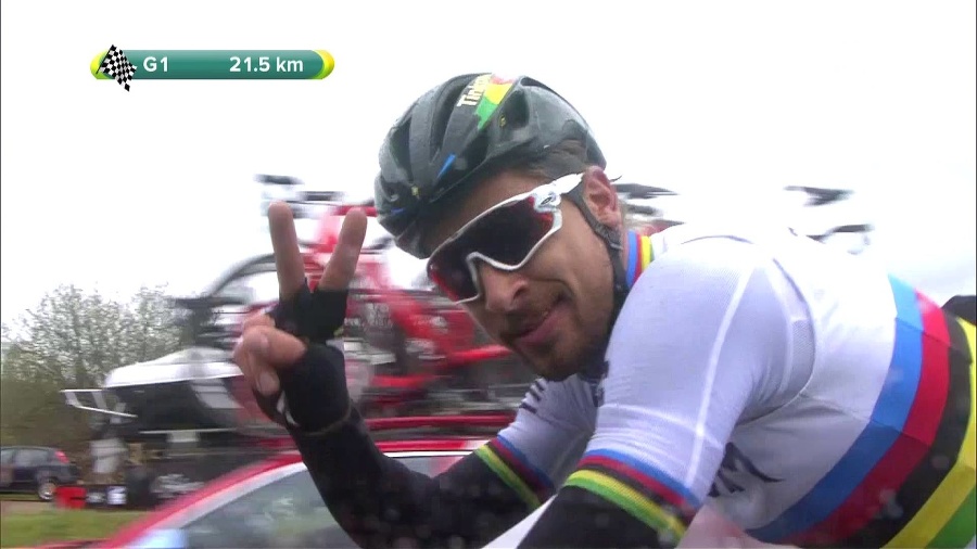 Týmto gestom sa Sagan