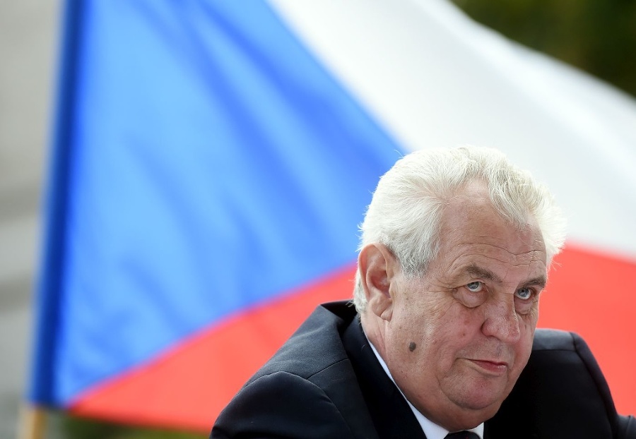 Český prezident Miloš Zeman.