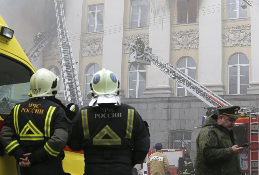 Požiar vypukol na treťom