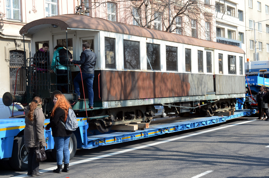 Vozeň historickej Viedenskej električky,