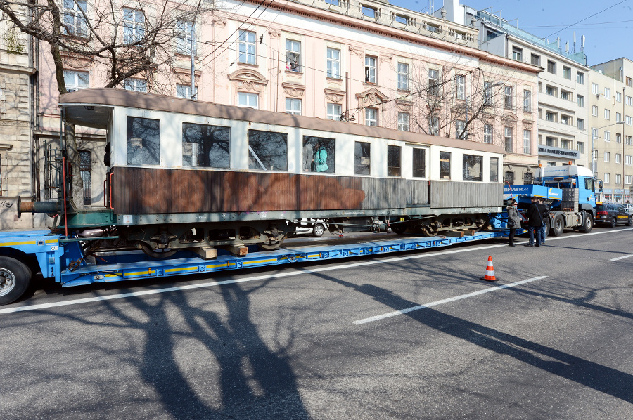 Vozeň historickej Viedenskej električky,