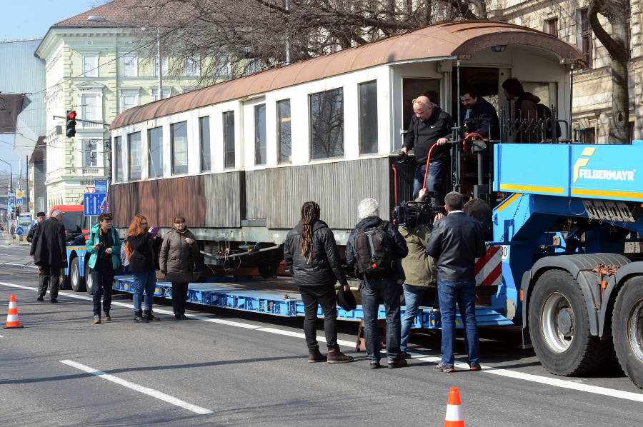 Vozeň historickej Viedenskej električky,