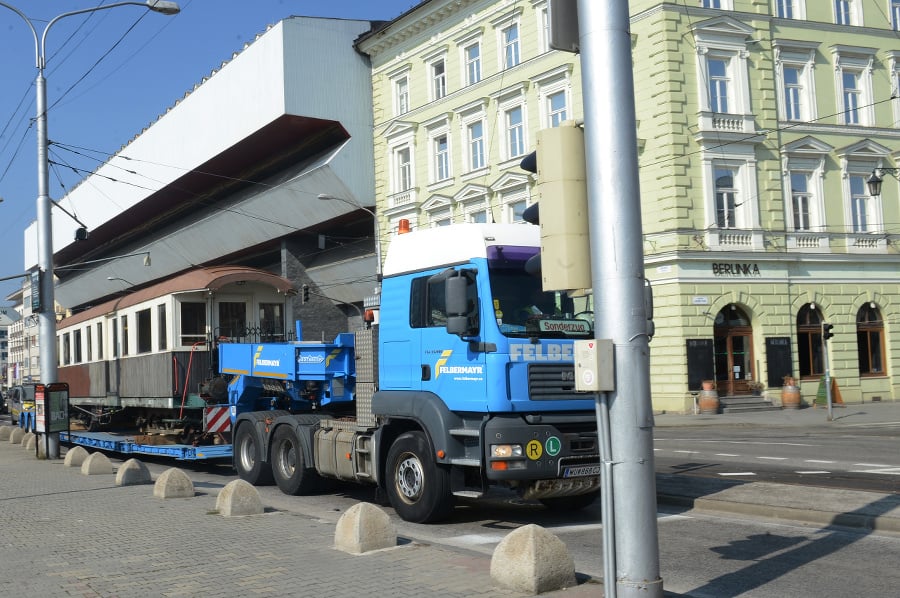 Vozeň historickej Viedenskej električky,