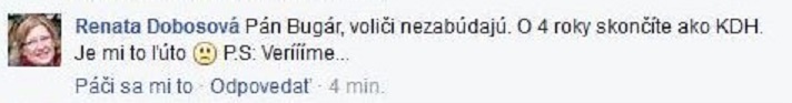 Bugárov facebook zaplavili drsné