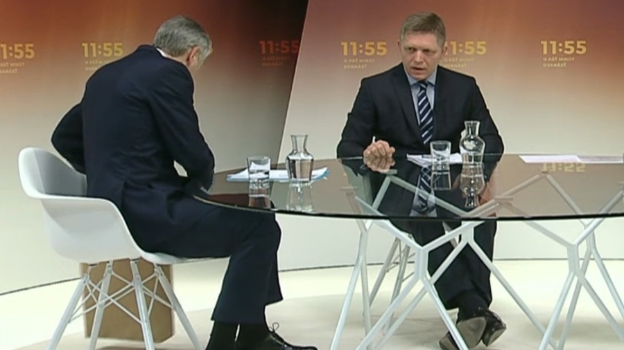 Predseda KDH Ján Figeľ v diskusnej relácii zaskočil premiéra Fica.