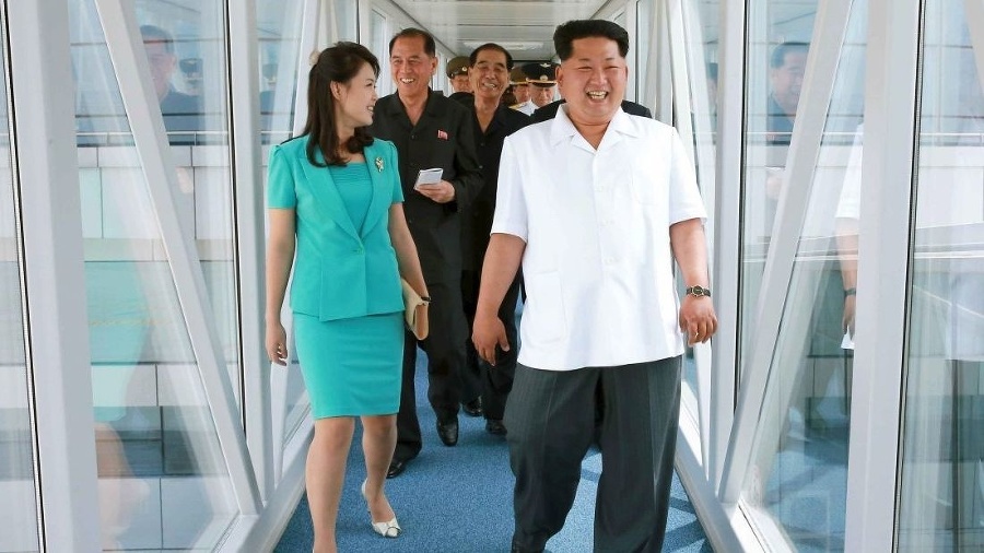 Kim Čong-un na prehliadku