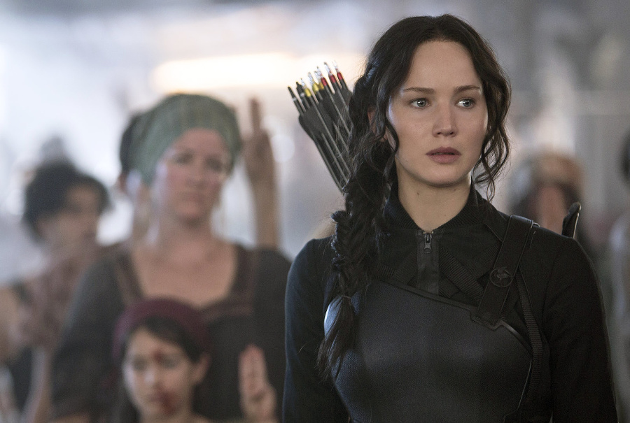 Jennifer ako drozdajka Katniss.