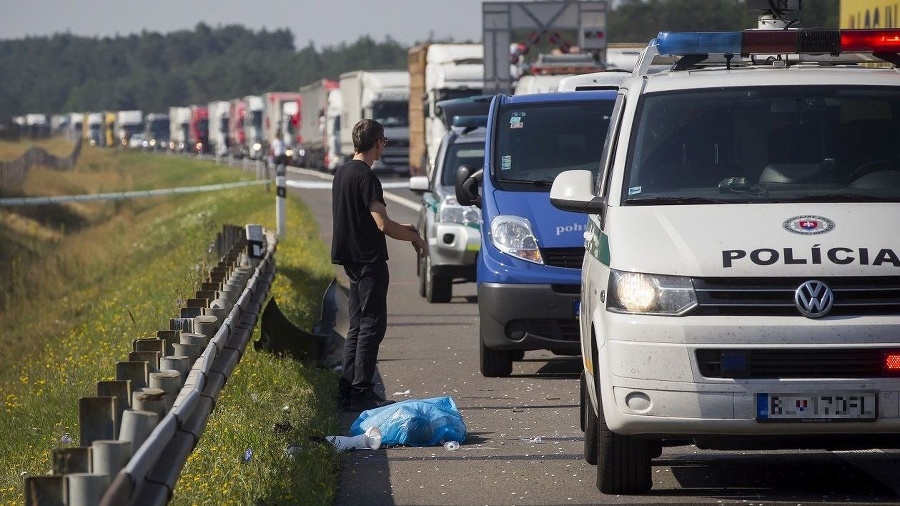 Na diaľnici D2 sa