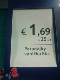 Paradajky lacnejšie