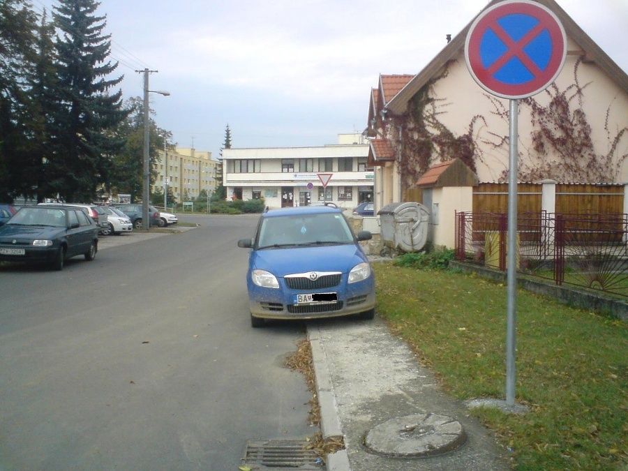 Nechcel porušiť zákaz zastavenia.