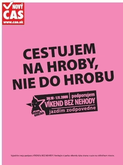 Cestujem na hroby, nie