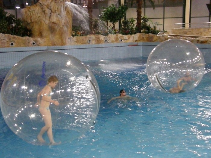 Aquazorbing: Zorb je priehľadná