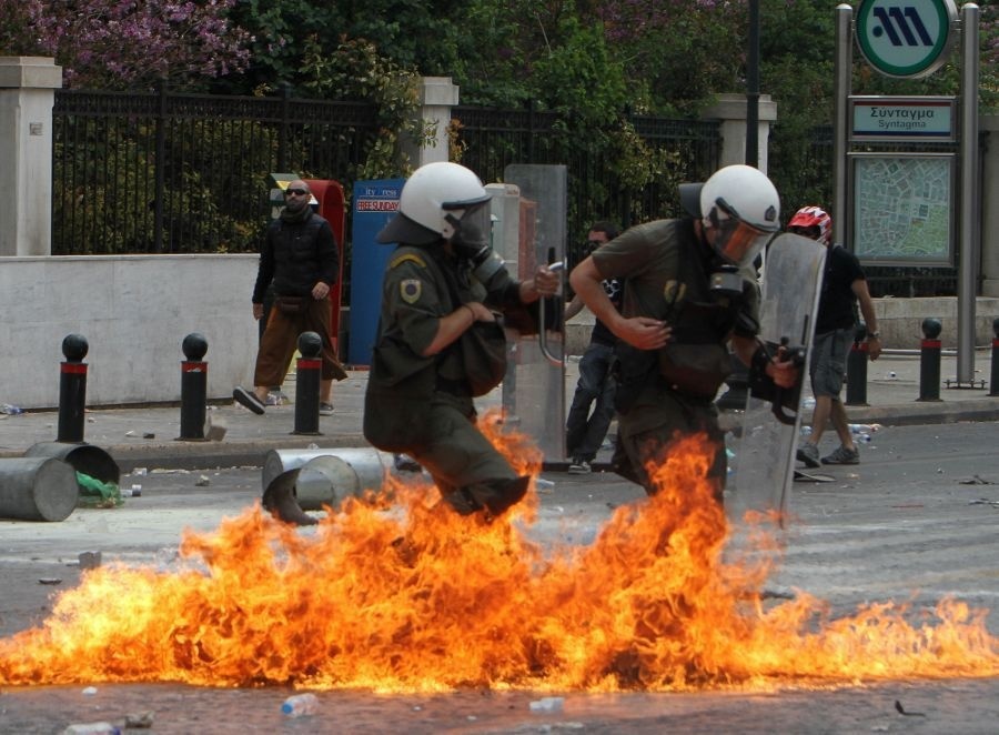 Ťažkoodenci mali pri protestoch