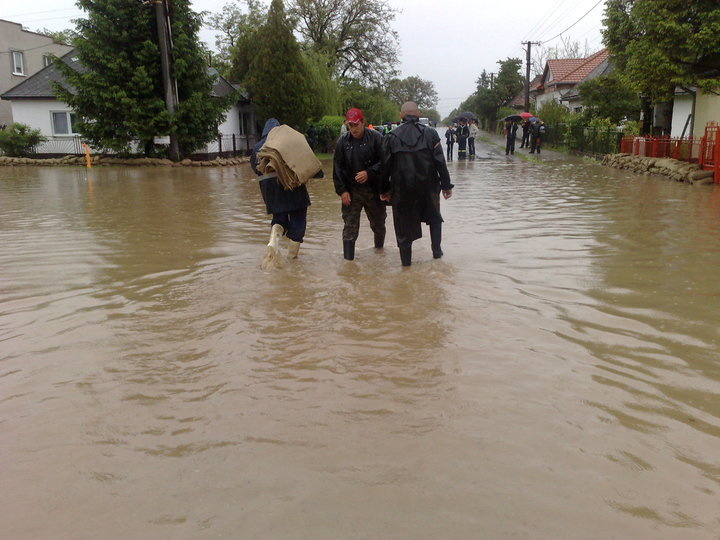 Záplavy na východnom Slovensku.