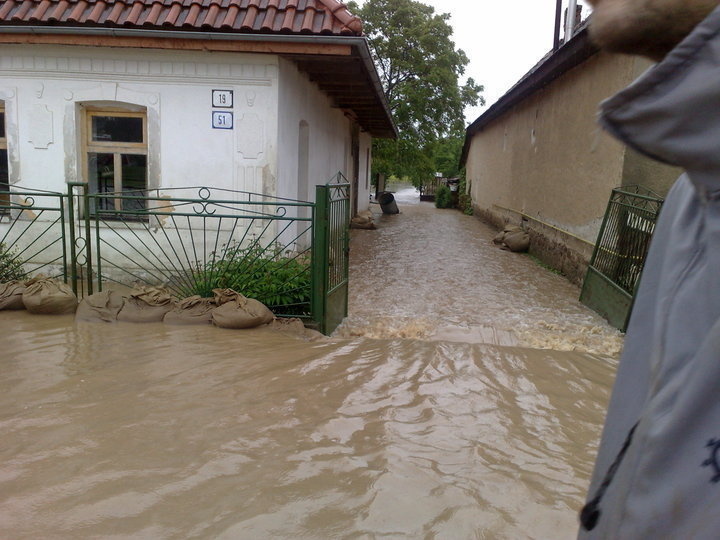 Záplavy na východnom Slovensku.