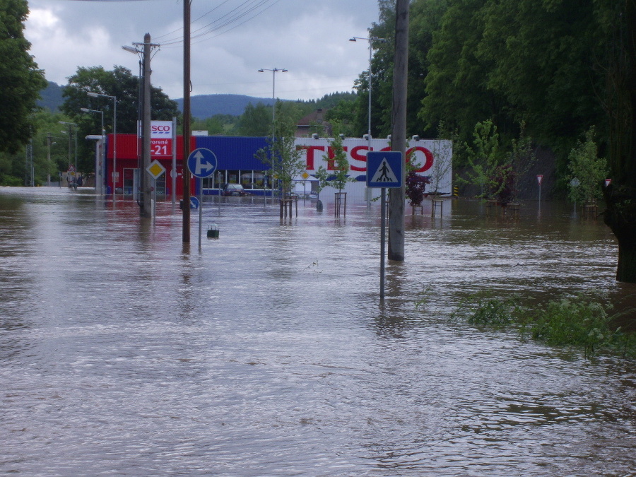 V Gelnici zaplavilo stanicu,