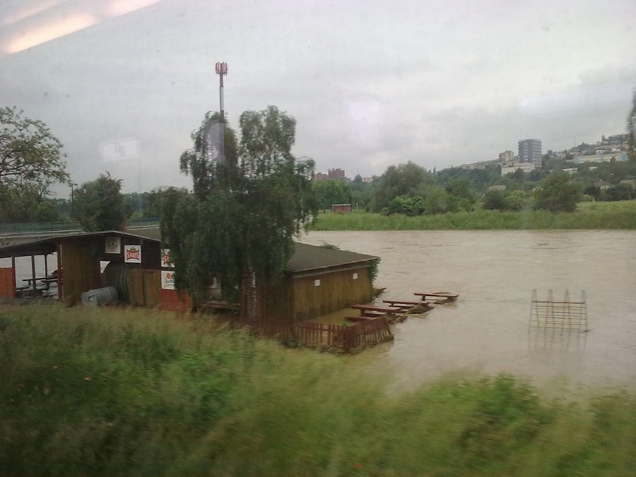 Pohľad z vlaku na