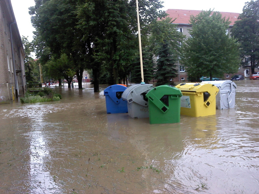 Riečka Handlovka v Prievidzi