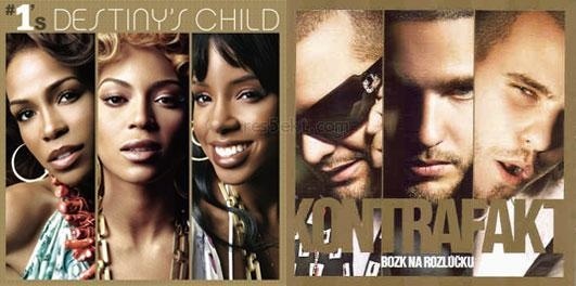 Obal albumu Rytmusovej skupiny Kontrafakt silne pripomína album Destinys Child.
