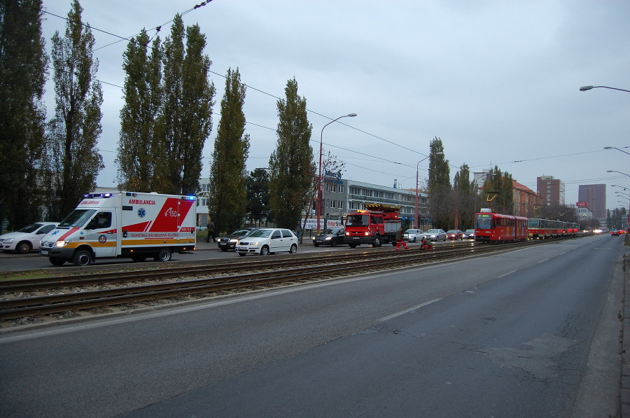 Na zrážku s električkou