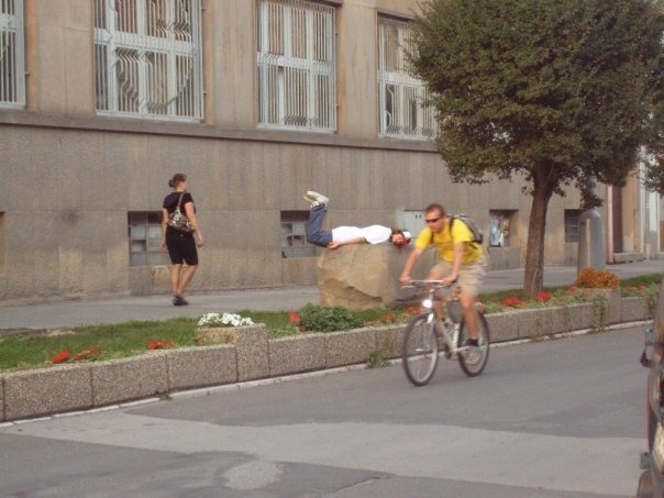 Planking na slovenský spôsob.