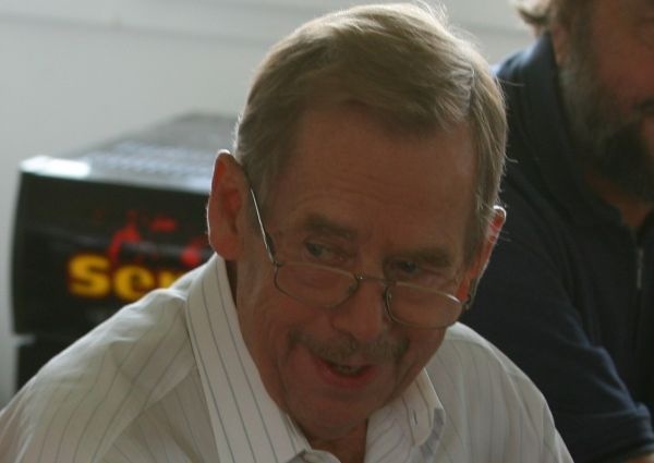 Václav Havel na tlačovej