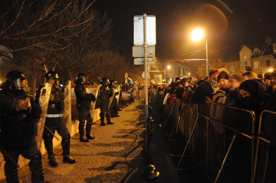 Atmosféra protestov Gorila 2