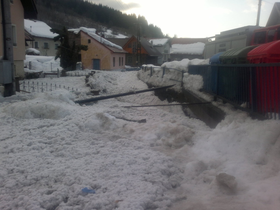 Obec Rudinská zaplavila obrovská