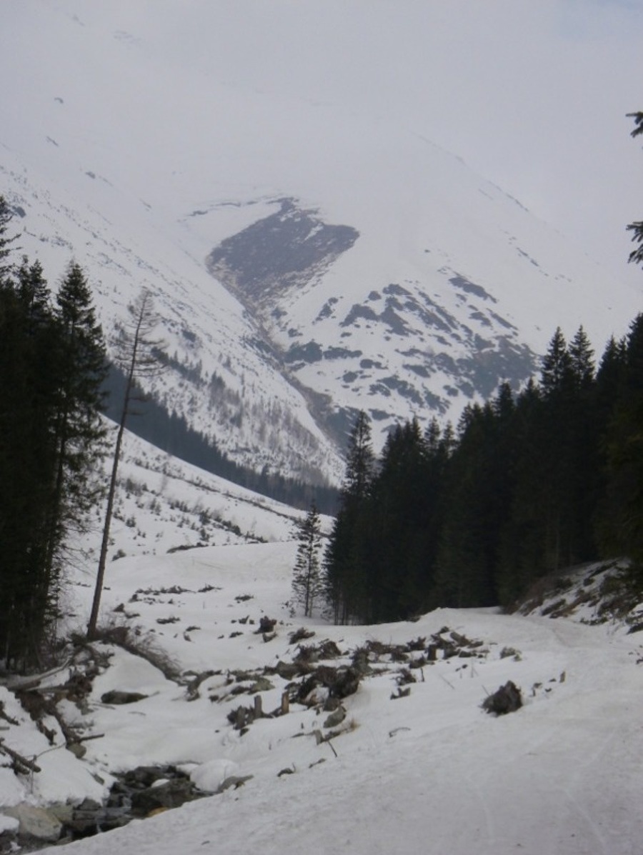 Víkendová lavína v Žiarskej
