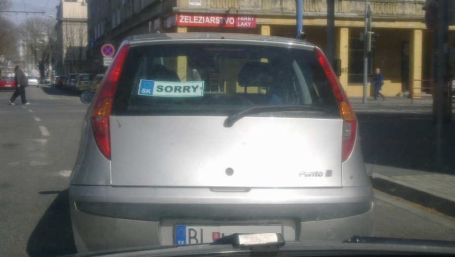 Keby niečo, tak &#34;sorry&#34;,