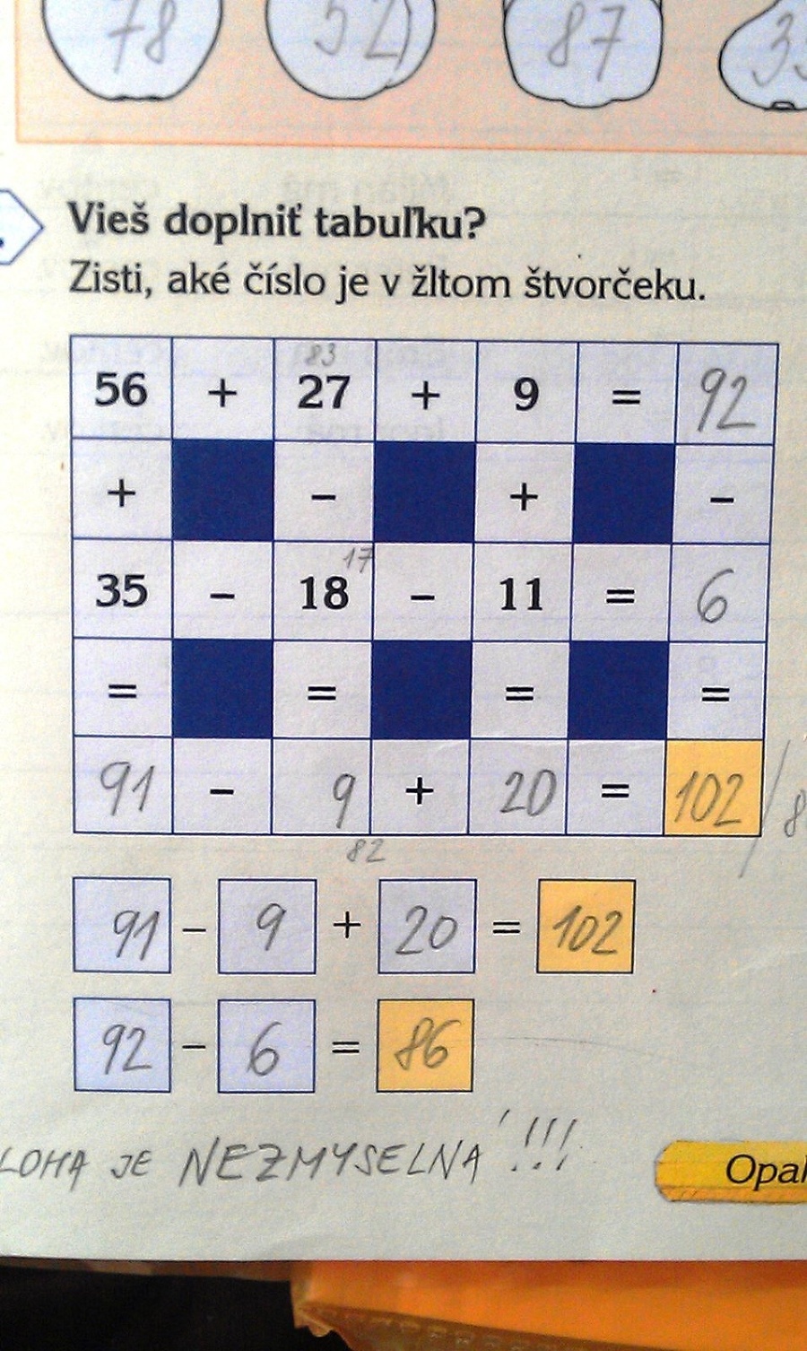 Ukážka matematikárskej úlohy pre