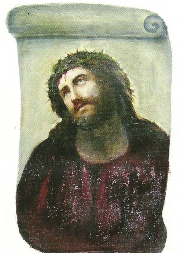 Pôvodne freska Ecce Homo