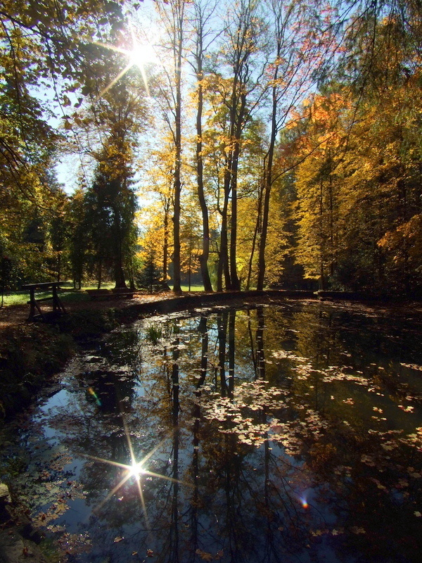 Nádherná jesenná scenéria v