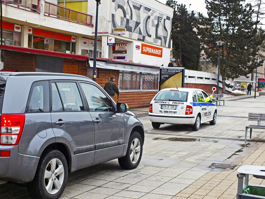 Policajti zastavujú autá mávaním