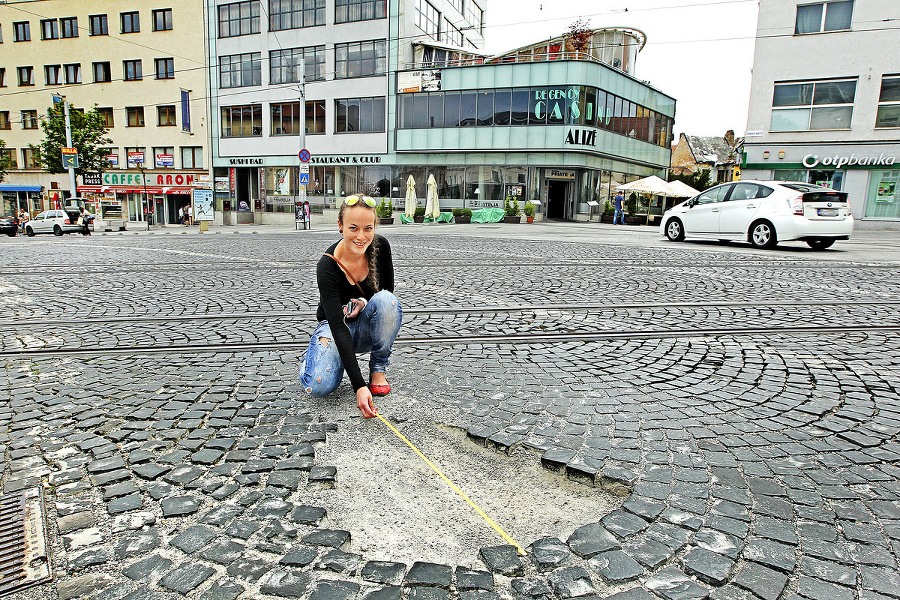 Výtlk na Hurbanovom námestí