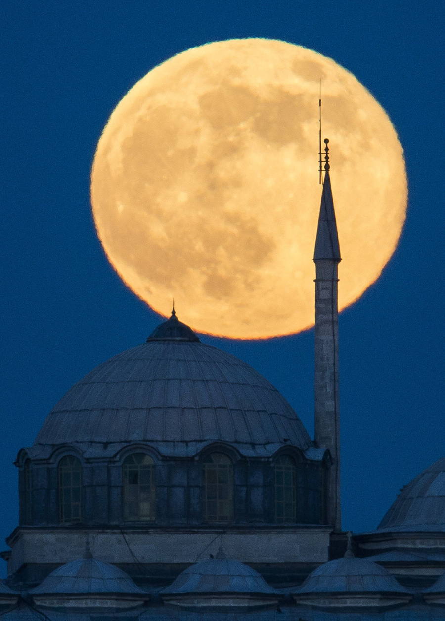 Vydarená scenéria z Istanbulu.