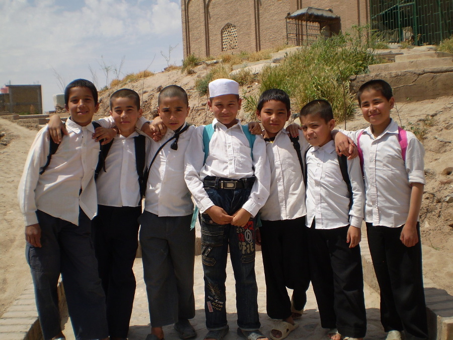 Školáci z afgánskeho mesta