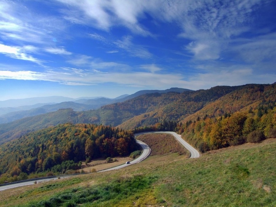 Záber z Dobšinského kopca.