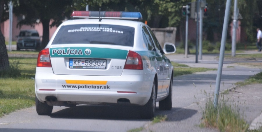 Policajná hliadka si spravila