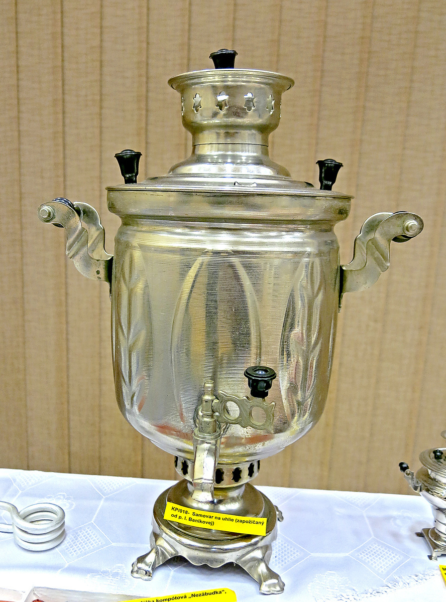 Samovar na uhlie. Kedysi