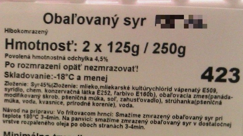 Syr, ktorý ešte necelé dva roky nemal existovať, kúpila Katka v Nitre.