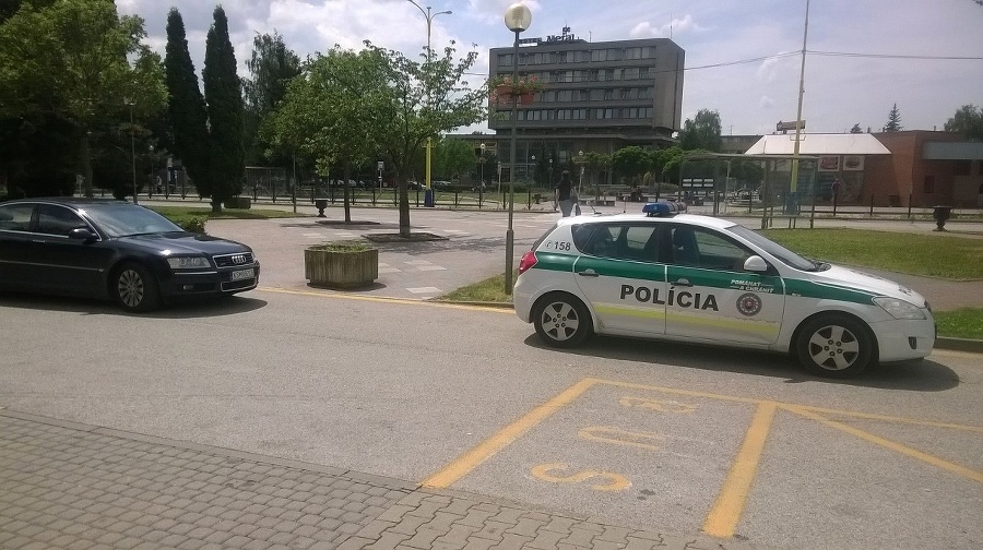 Policajti, ktorí zastavili v