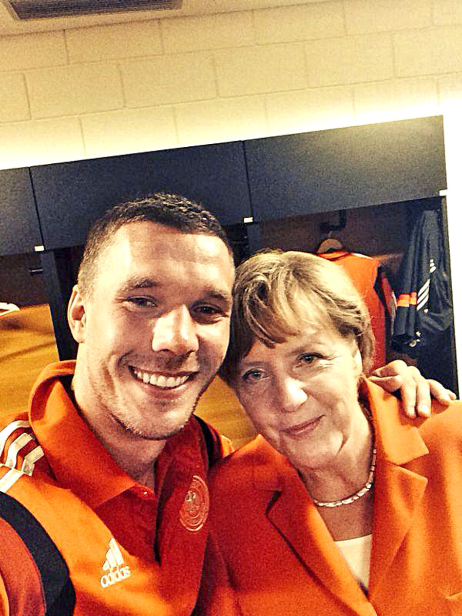 Lukas Podolski na svojom