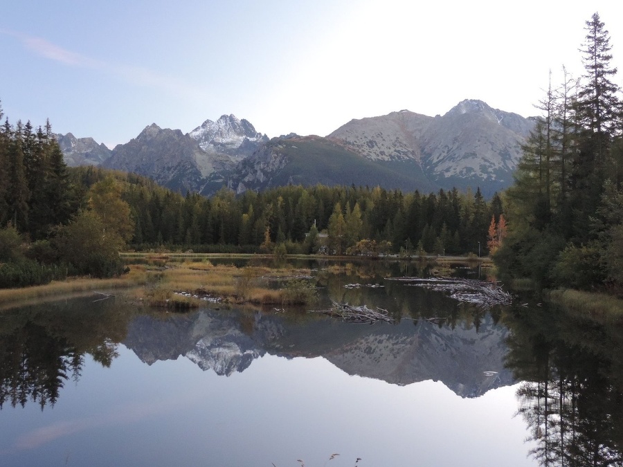 Štrbské pleso počas babieho