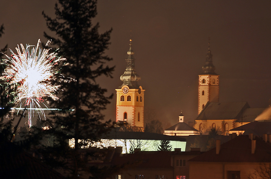 Silvester v Banskej Bystrici.