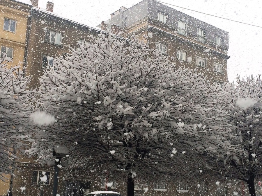 Bratislava: Snehová nádielka v