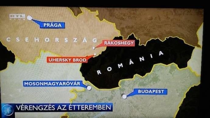 Mapka maďarskej komerčnej televízie