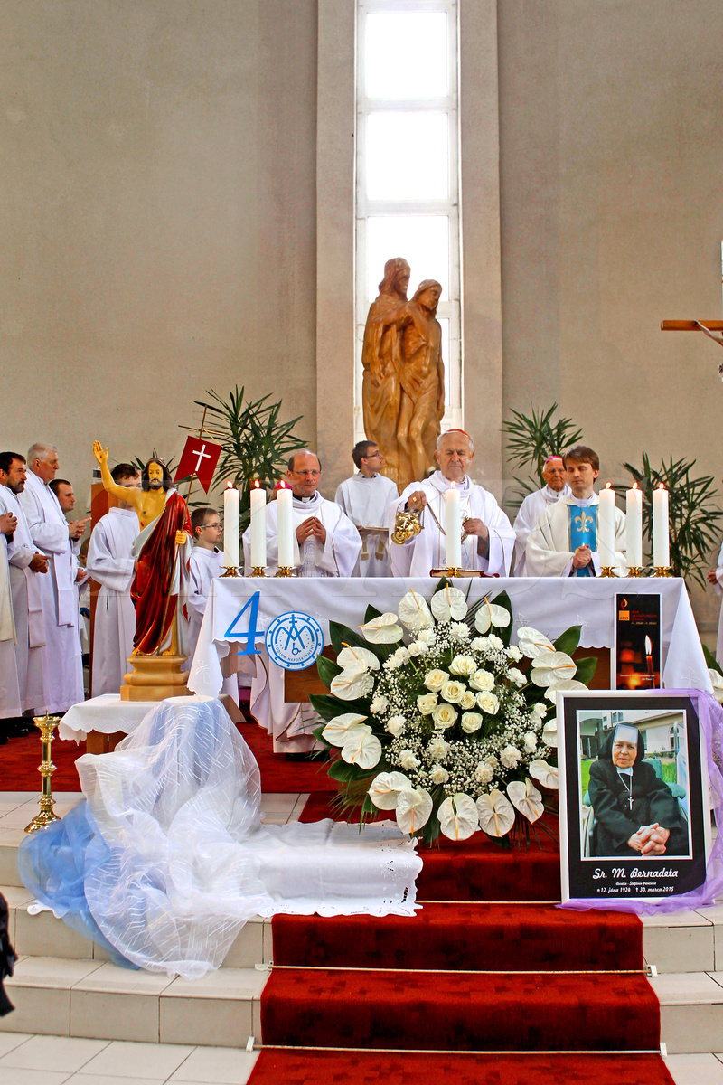 Kardinál Tomko celebroval v