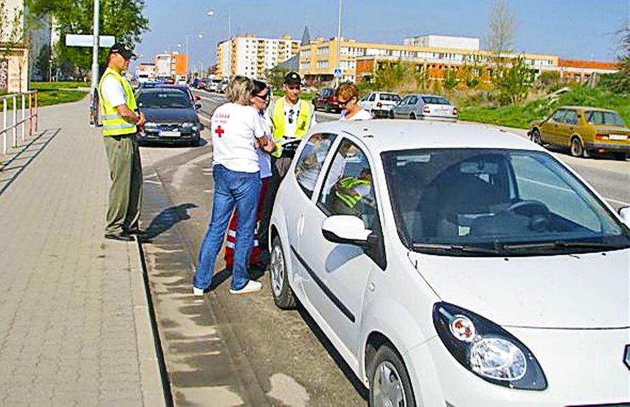 Senickí policajti počas bezpečnostnej